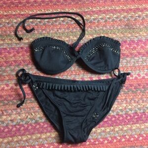 SEAFOLLY BLACK BIKINI SET